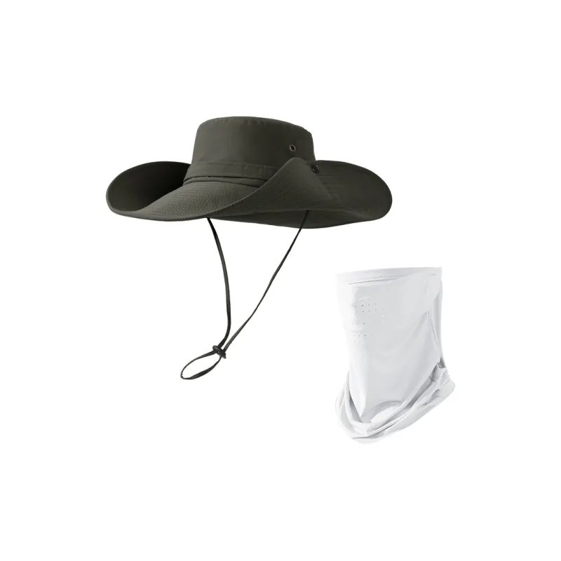 YUZHAOLIN Polyester Sun Protection Hats Men's-4