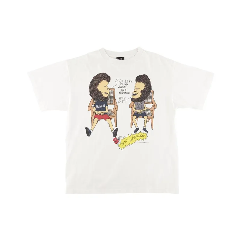 Bape X SAINT Mxxxxxx Heaven And Hell Tee-0