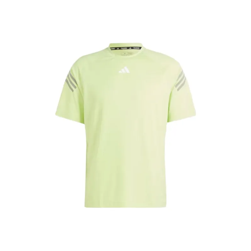 Adidas T-Shirts Men Yellow Green-0