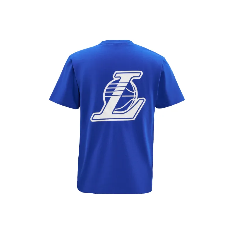 NBA Los Angeles Lakers T Shirts Men Blue-0