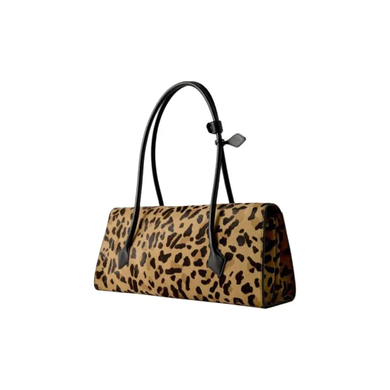 Alaia Calfskin Tote Bag Shopping Bag Handbag Shoulder Bag Women's Brown-1