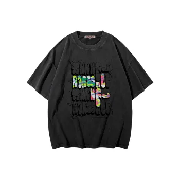 FAIRWHALE Drop Shoulder Sleeve T Shirt Unisex