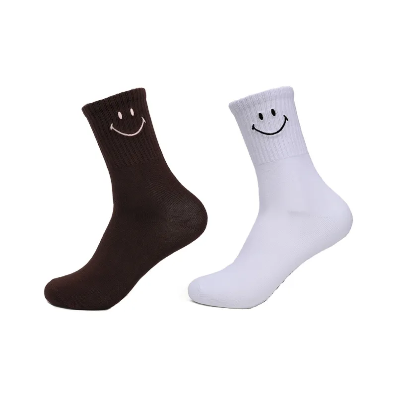 SMILEY Mid Calf Socks Unisex Combo Set-8