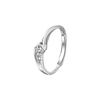 FBRUE Zircon Diamond Ring Rings Unisex