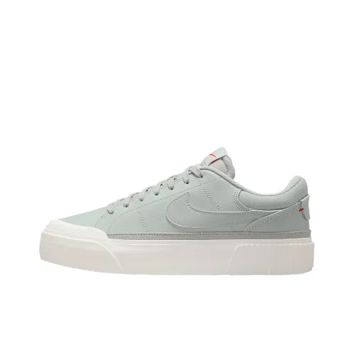 Nike Court Legacy Lift Light Silver Sail Picante Red Feather Women's