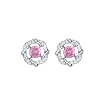 YPYN S925 Silver Stud Earrings Women's Silver