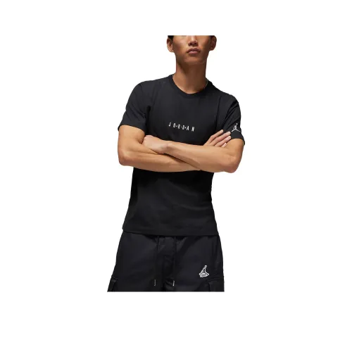 Jordan Set in Sleeve T Shirt Men's Black