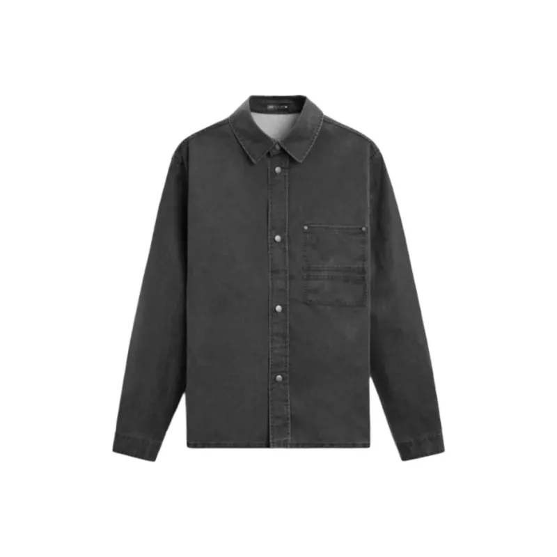 ZARA Jackets & Coats Men's Black-0