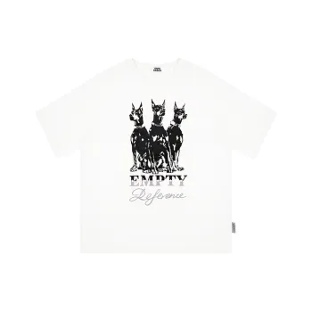 EMPTY REFERENCE Doberman Series T-Shirt Unisex White