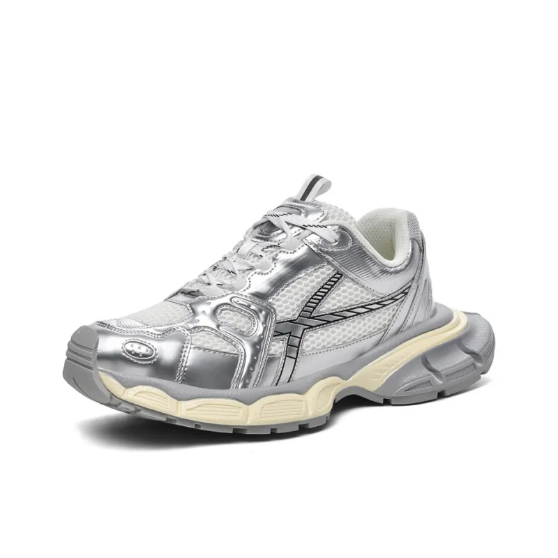 MQ Shock Absorbers With Slip Resistant And Abrasion Resistant Properties Low Top Chunky Sneakers Unisex-1