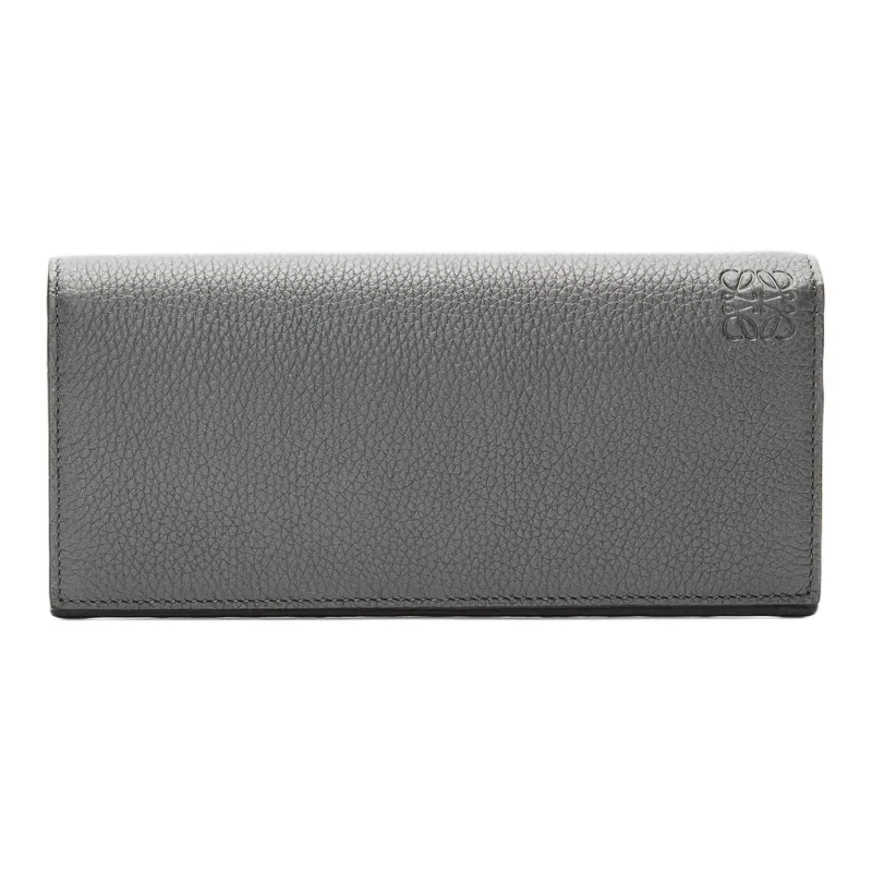LOEWE Calfskin Wallet Men's Anthracite-0