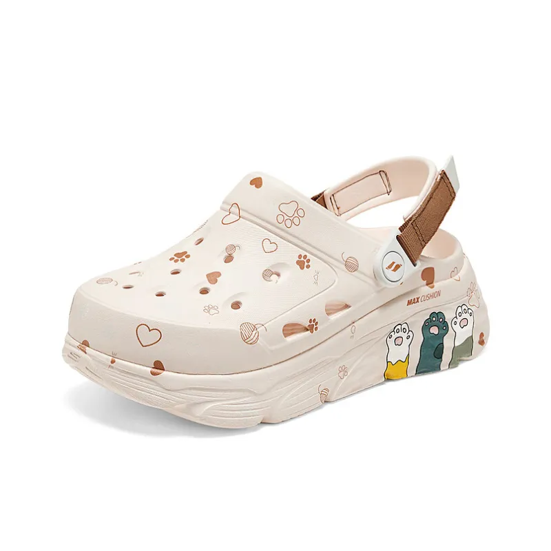 Skechers Max Cushioning Clogs Women's Ecru-4