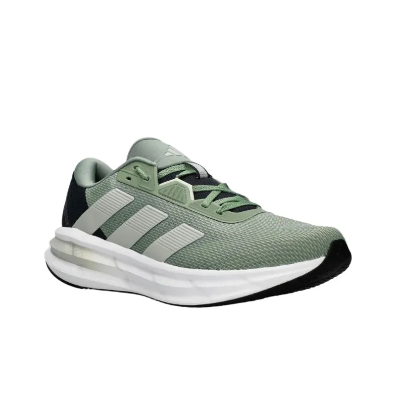 Adidas Galaxy 7 Slip Resistant And Breathable Low Top Running Shoes Men's Green-3