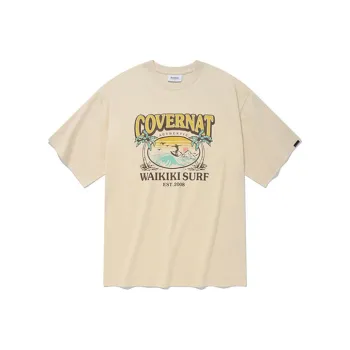 COVERNAT T Shirts Unisex Ivory