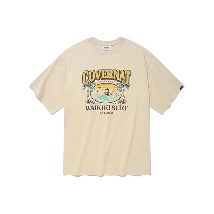 COVERNAT T Shirts Unisex Ivory-0