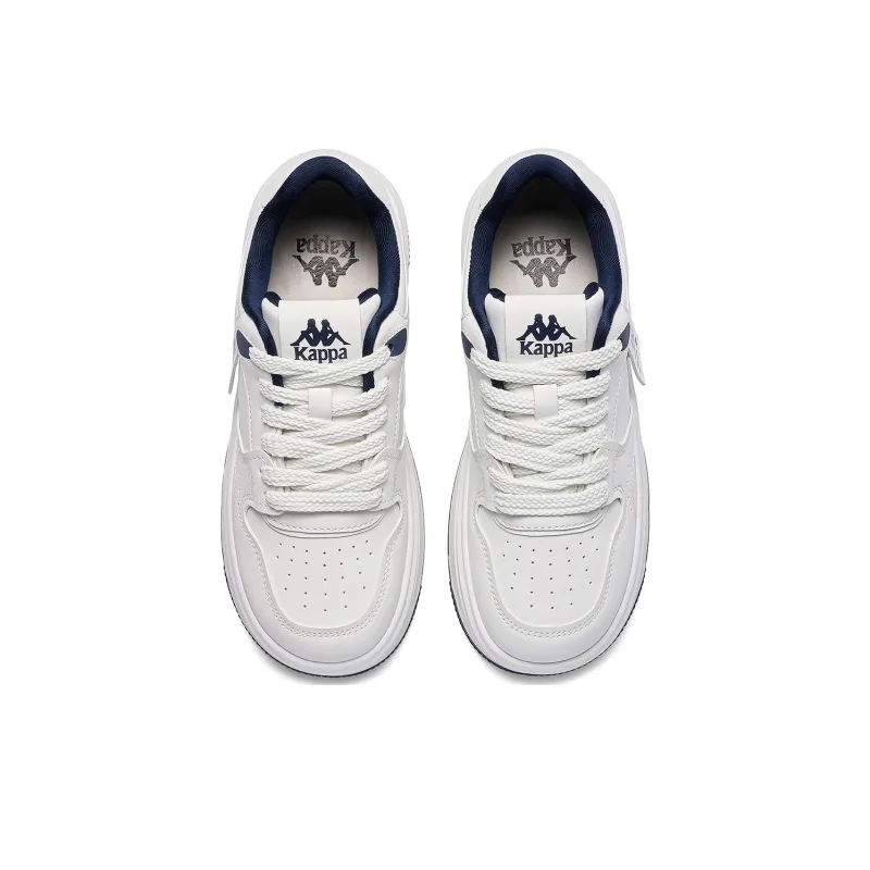 Kappa Back to Back Anti Slip Wear Resistant Low Top Skateboard Shoes Women's White-3