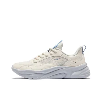 Erke Durable Breathable Low Top Casual Shoes Women's Beige Powder Blue