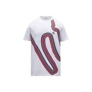 Moncler Circuit Print Short Sleeve T Shirt