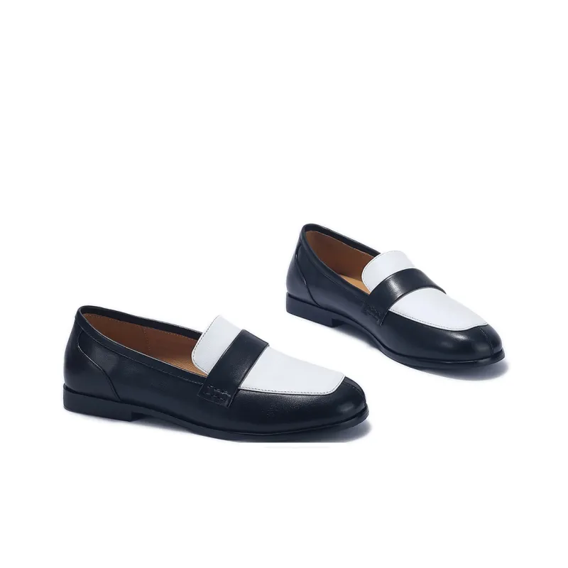 Brut Ros′e Loafers Women's Black White-2