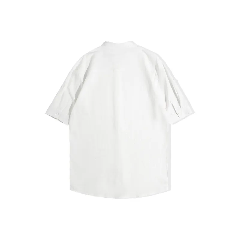 ZHONGBANGJICHU Shirt Unisex White-1