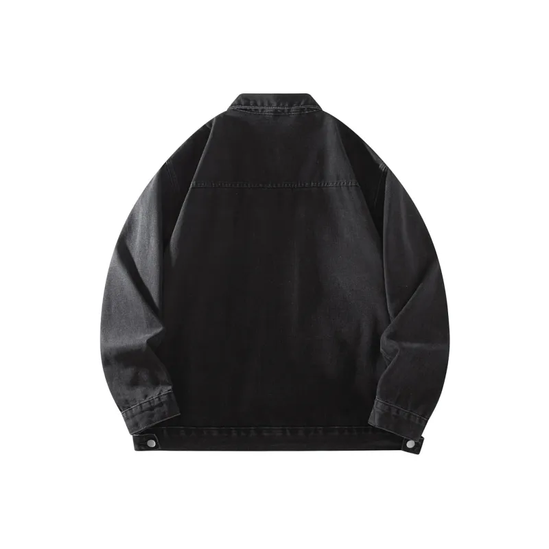 SOCKKEY Denim Jacket Unisex Black-6