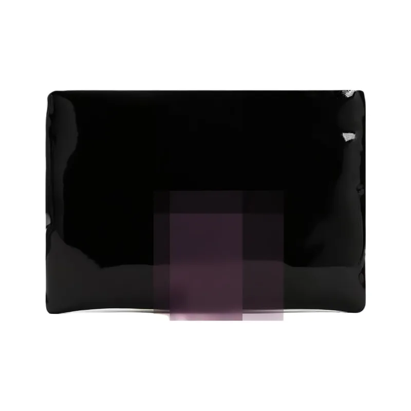SAINT LAURENT PU Polyurethane Clutch Men's Black-1