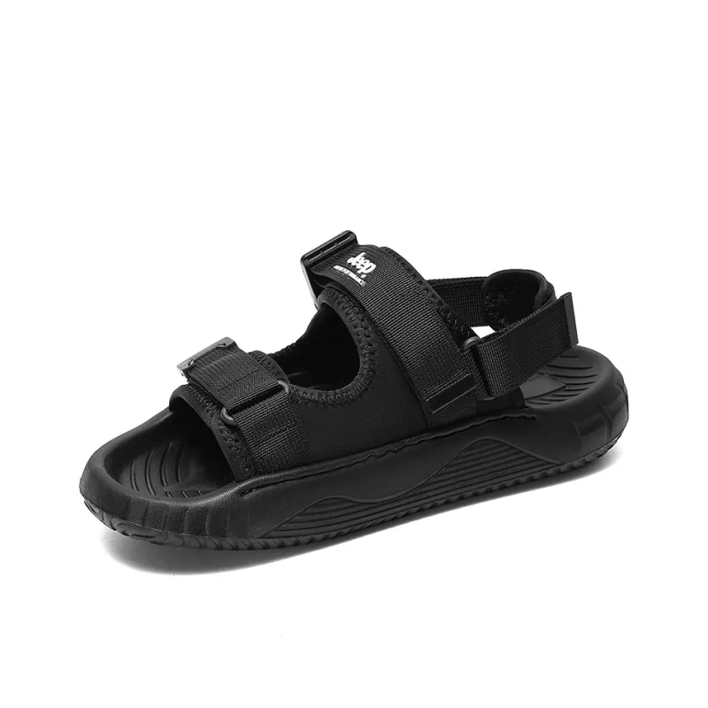 Jeep Beach Sandals Unisex Black-9