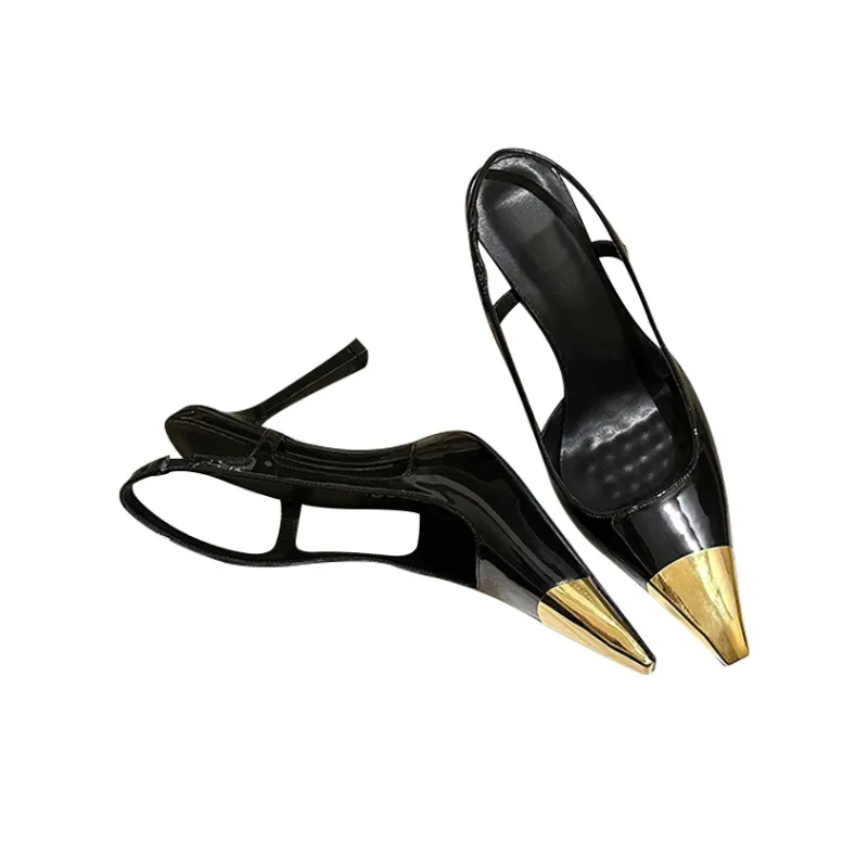 KATHRYN WILSON Slim Heel High Heels 8cm Women's Black-1