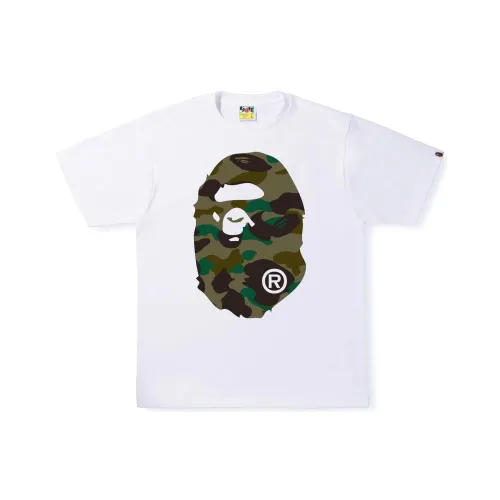 A BATHING APE 1st Camo Big Ape Head Tee