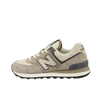 New Balance NB 574 Anti Slip Wear Resistant Low Top Casual Shoes Women's Light Brown