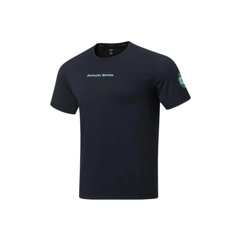 LINING Running Collection T Shirts Men Black-0