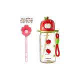 Red Apple Pie+Cherry Blossom Cup Brush Sticker