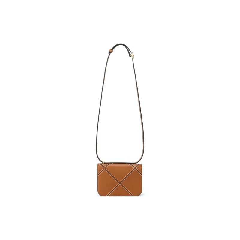 TORY BURCH Eleanor Leather Suede Bonded Shoulder Bag Crossbody Bag Regular Women's Brown-2