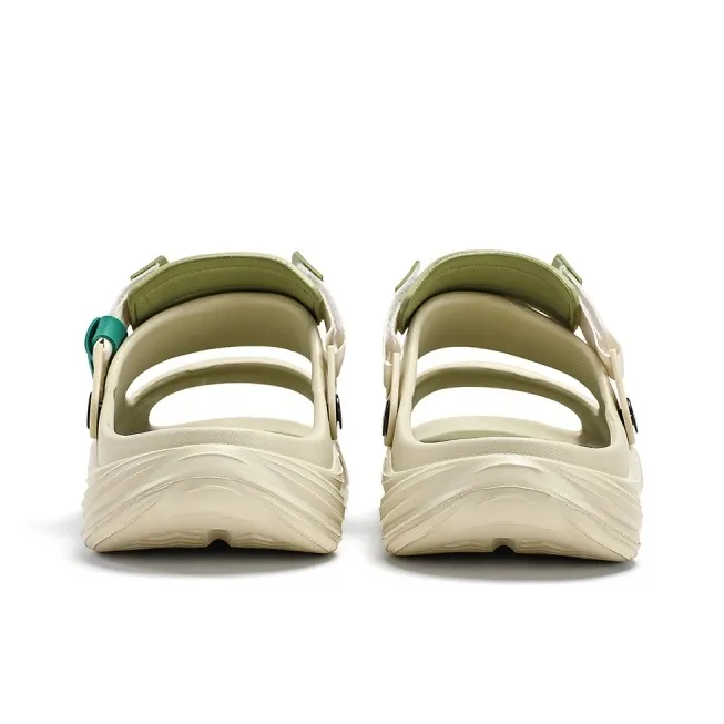 Mulinsen Beach Sandals Unisex Black/Khaki Brown/Matcha Green-17