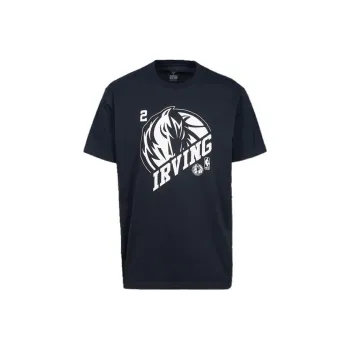 NBA Set in Sleeve T Shirt Men's Black