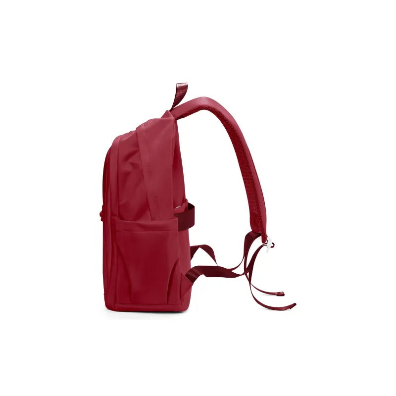 COOWOZ Nylon Backpack Regular Unisex Ecru/Red/Pink Purple/Black/Peacock Blue-4