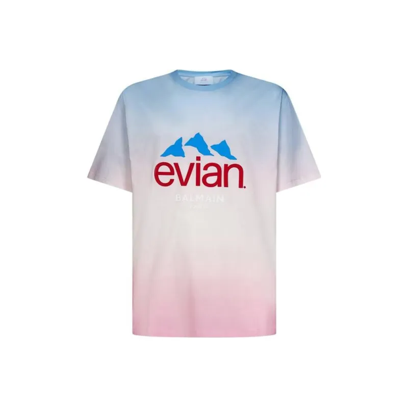 BALMAIN X Evian Gradient effect T shirt-0