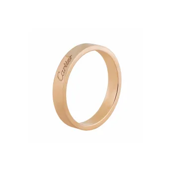 CARTIER C De Cartier Rings 18K Rose Gold Rings Unisex