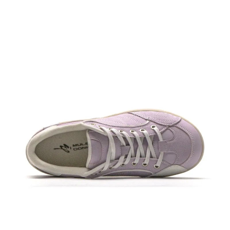 Mule Donkey Breathable Low Top Casual Shoes Unisex Creamy Taro-6