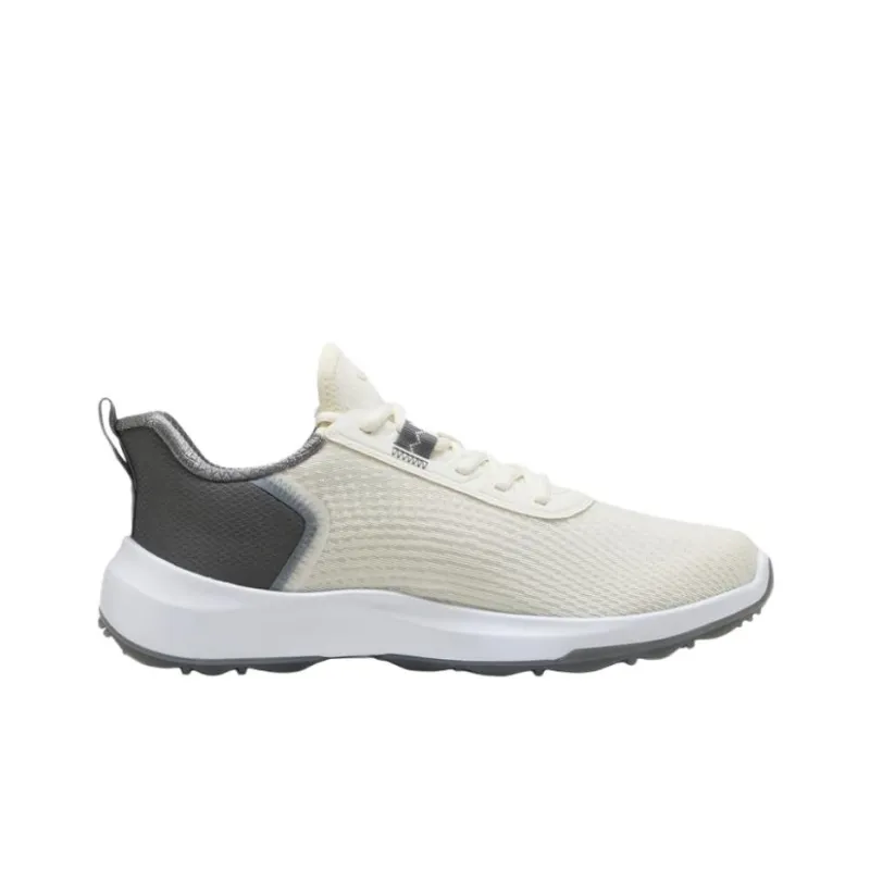 PUMA FUSION CRUSH Anti Slip Wear Resistant Low Top Golf Shoes Men's Beige Black-1
