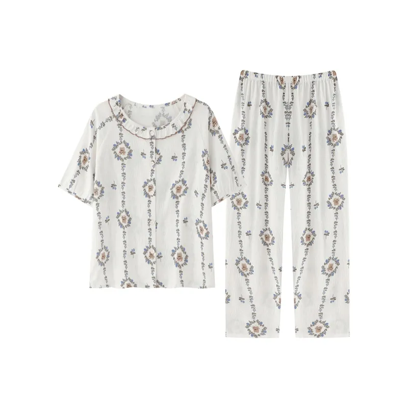 MADALLO Pajama Set Women's White-0