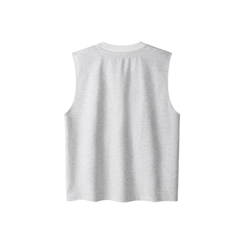 SOCKKEY Tank Tops Unisex Heather Gray-5
