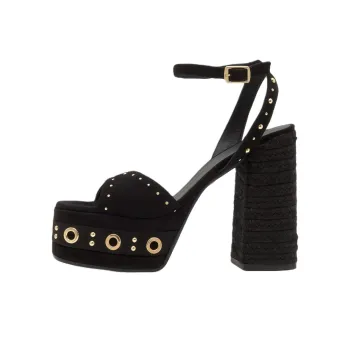Castañer Fruamba Strap Sandals 8cm Women's Black