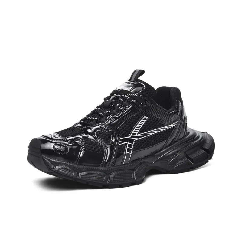MQ Shock Absorbers With Slip Resistant And Abrasion Resistant Properties Low Top Chunky Sneakers Unisex-11