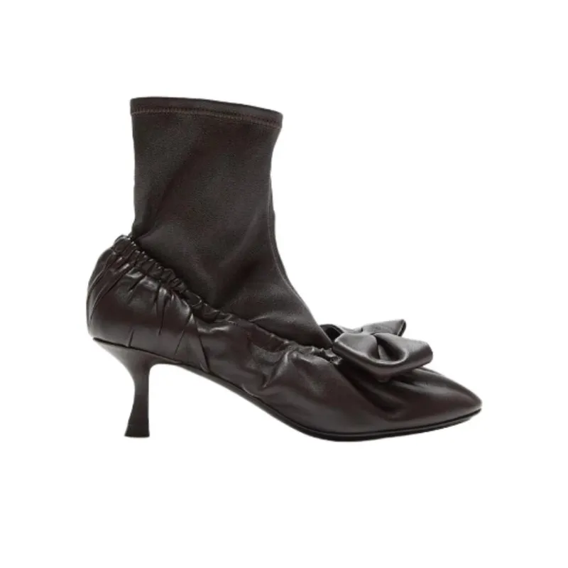 Acne Studios Ankle Boots 5.5cm Women's Dark Brown-1