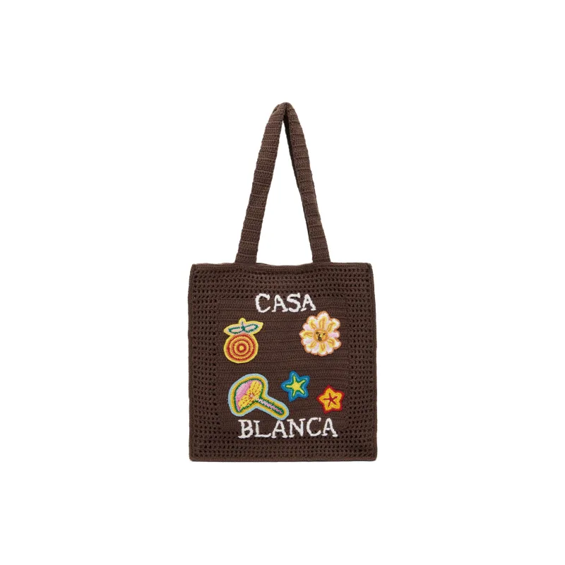 CASABLANCA Motif crochet Bag-0