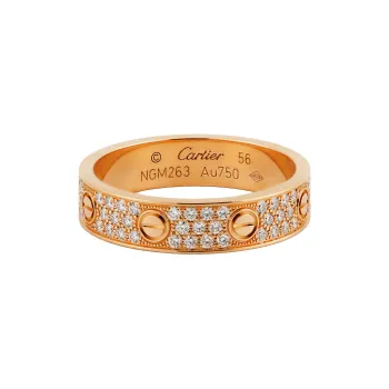 Cartier 18kt Yellow Gold Love Diamond Ring