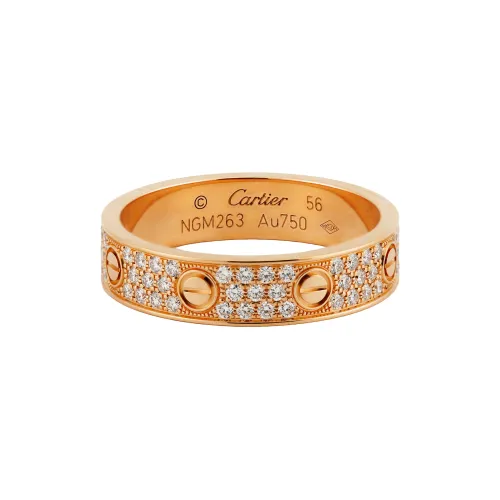 Cartier 18kt Yellow Gold Love Diamond Ring