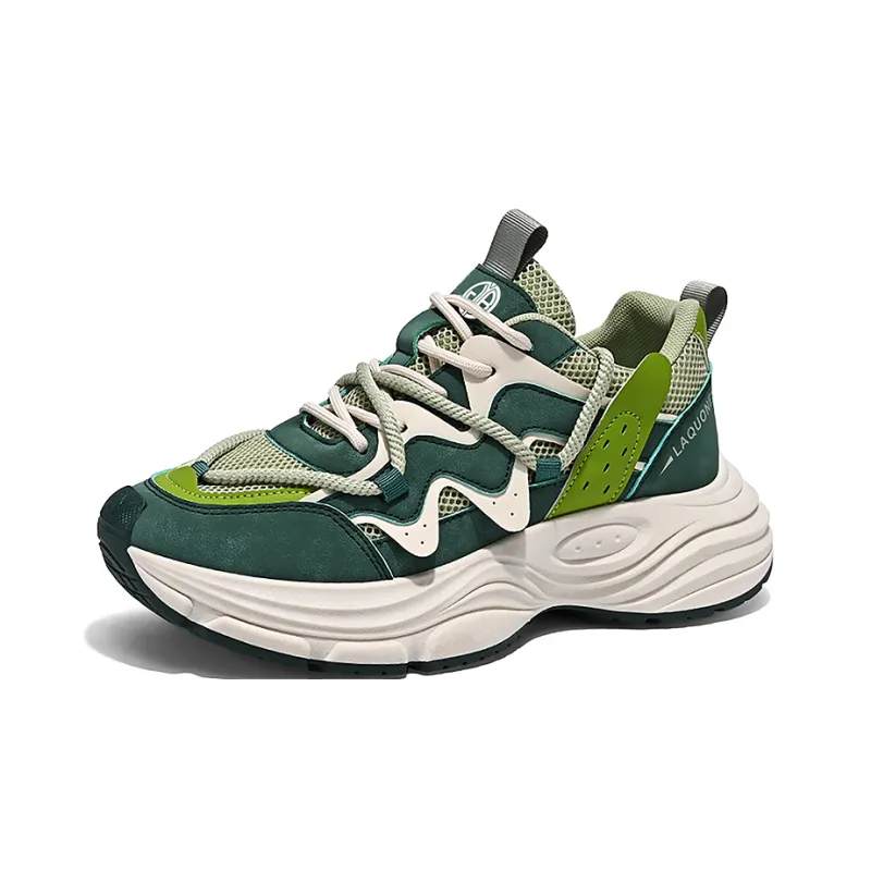 Yi Jiabao Anti Slip And Wear Resistant Quick Dry Low Top Chunky Sneakers Men's-21