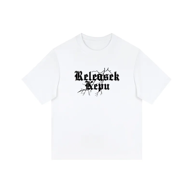 Kepu T Shirt Unisex Black Stamp Yellow-14